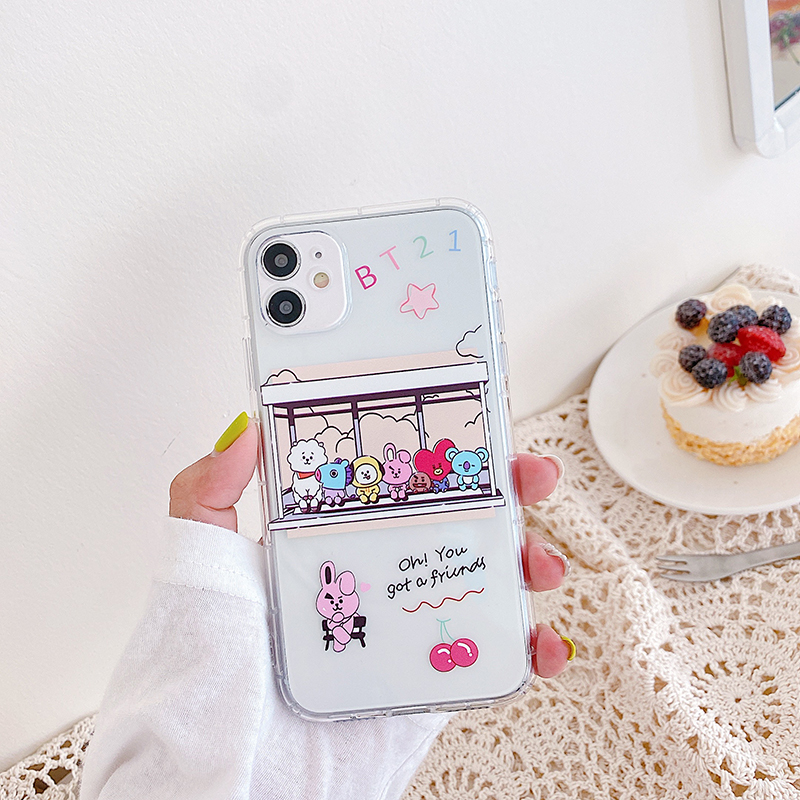 Ốp Điện Thoại Mềm BTS BT21 Cho Samsung A42 5g A12 M51 A02S A21S A71 A51 A70 A50 A50S A30S A30 A20 A10 A7 2018 J7 Prime | BigBuy360 - bigbuy360.vn