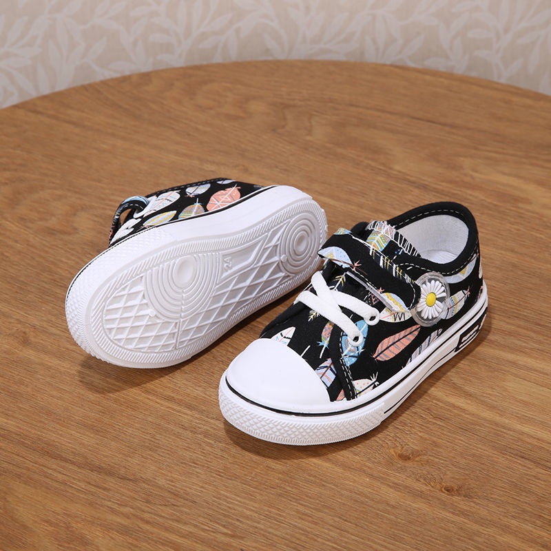 Giày Vải Canvas Chống Trượt Phong Cách Hàn Quốc Mới 2022 Thời Trang Cho Bé Gái