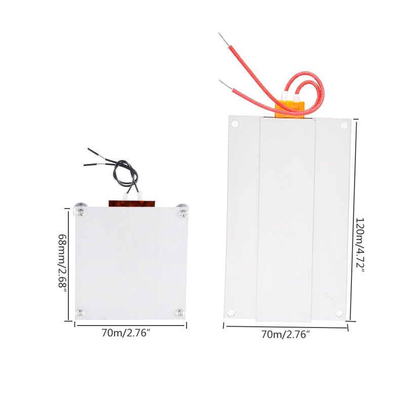 Tấm Hàn Sưởi Ấm PTC DIY Dễ Sử Dụng Dành Cho Đèn LED Phòng Thí Nghiệm