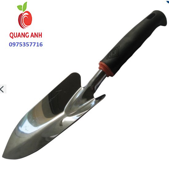 Xẻng Làm Vườn CAO CẤP CHẤT LIỆU INOX - CÁN CAO SU