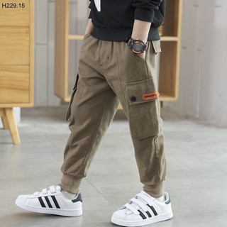 Quần kaki túi hộp bé trai size 110-160
