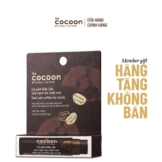 MEMBERGIFT [Hàng tặng không bán] - Cà Phê Đắk Lắk Làm Sạch Da Chết Môi Cocoon 5g