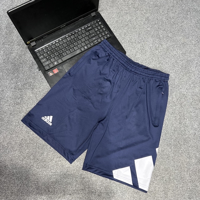 Quần Short Đùi Nam Thể Thao Cao Cấp Bigsize Dùng Chạy Bộ Tập Gym Chất Thun Poly Dày Dặn Xuất Xịn Hàng Shop