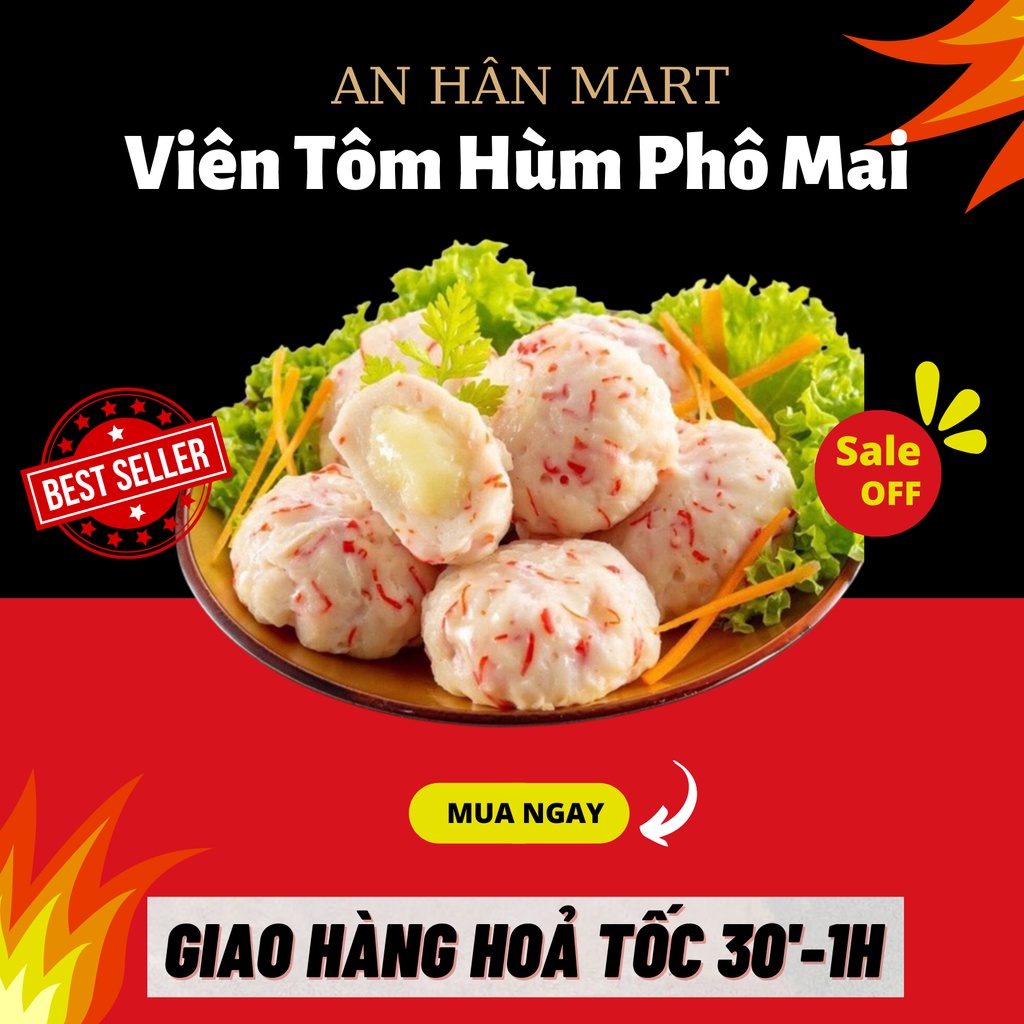 Viên Tôm Hùm Phô Mai Chảy CB Malaysia ( DATE MỚI )