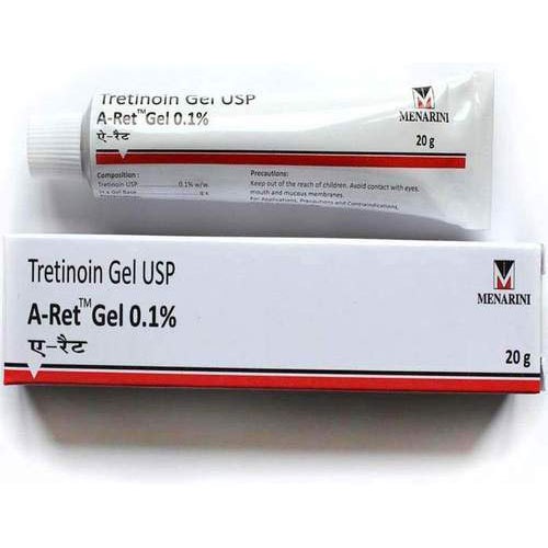 Gel Giảm Mụn, Mờ Thâm, Chống Lão Hoá Menarini Tretinoin USP Aret Ấn Độ