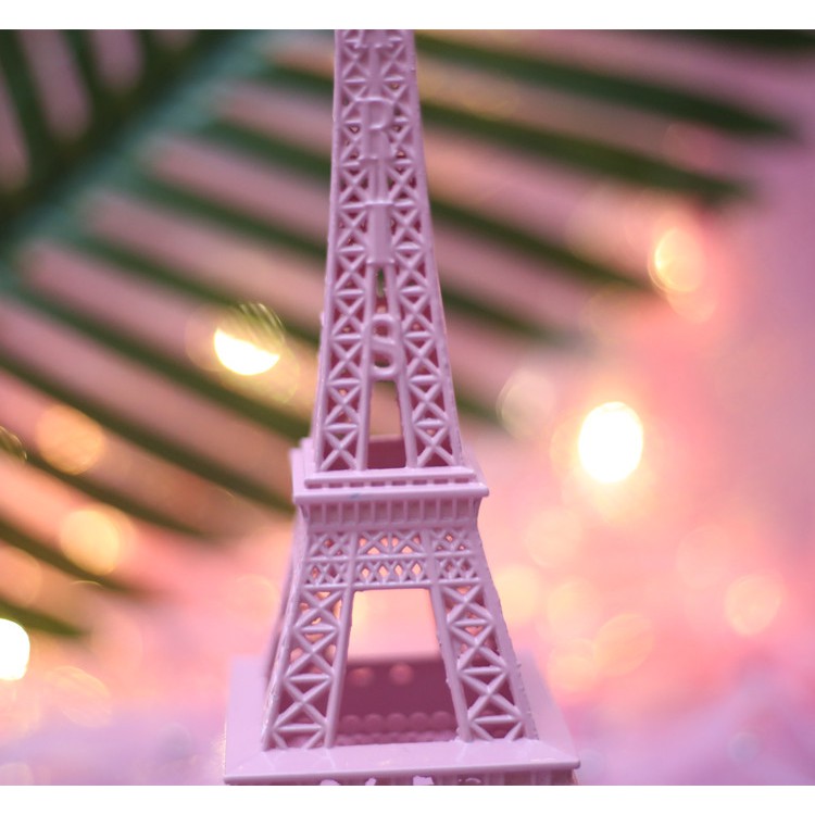 Mô Hình Tháp Eiffel Màu Hồng Trang Trí Nhà Cửa