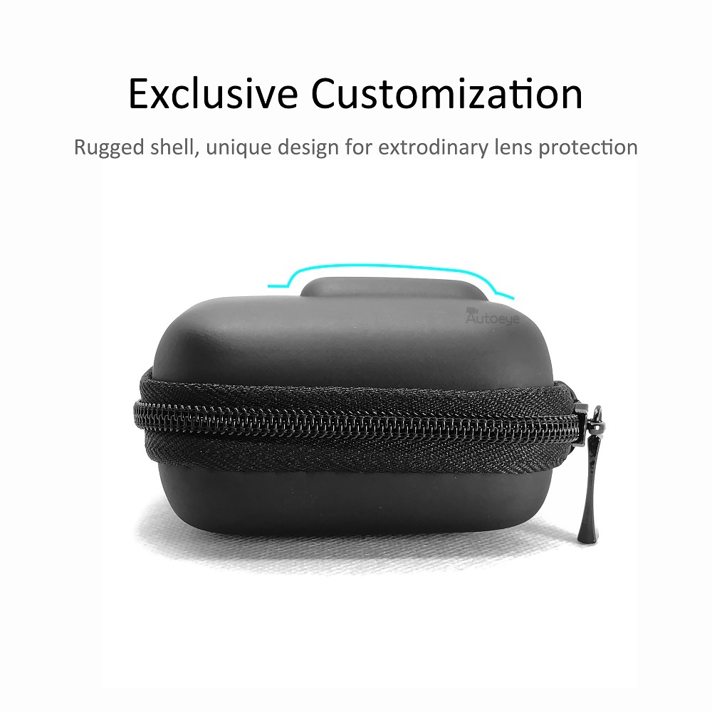 DJI Túi Đựng Bảo Vệ Camera Hành Động GoPro Hero 11 10 9 8 7 6 5 Bằng PU Màu Đen