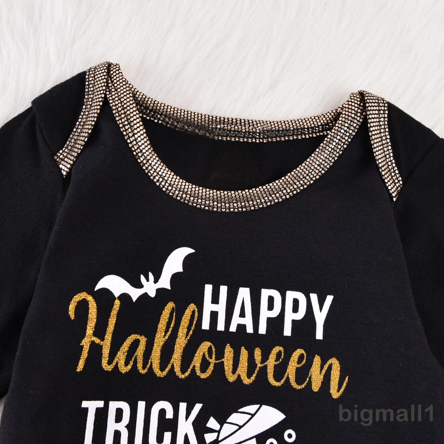 Bộ Trang Phục 3 Món Hóa Trang Halloween Cho Bé