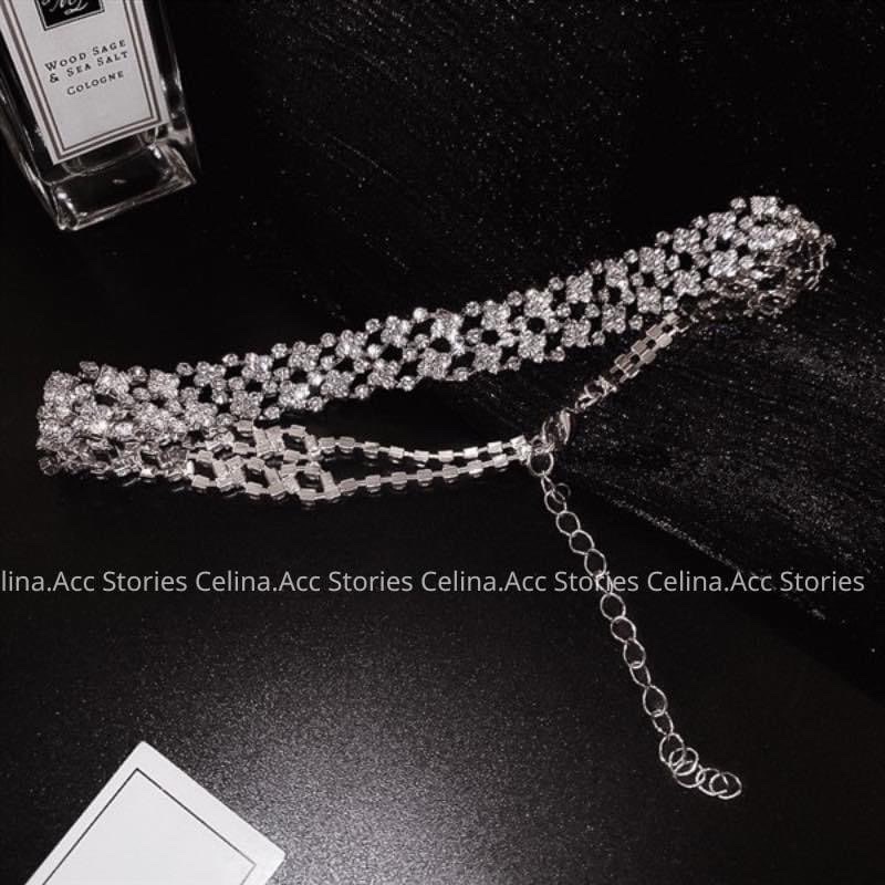 Vòng cổ hạt ngọc charm butterfly CELINA