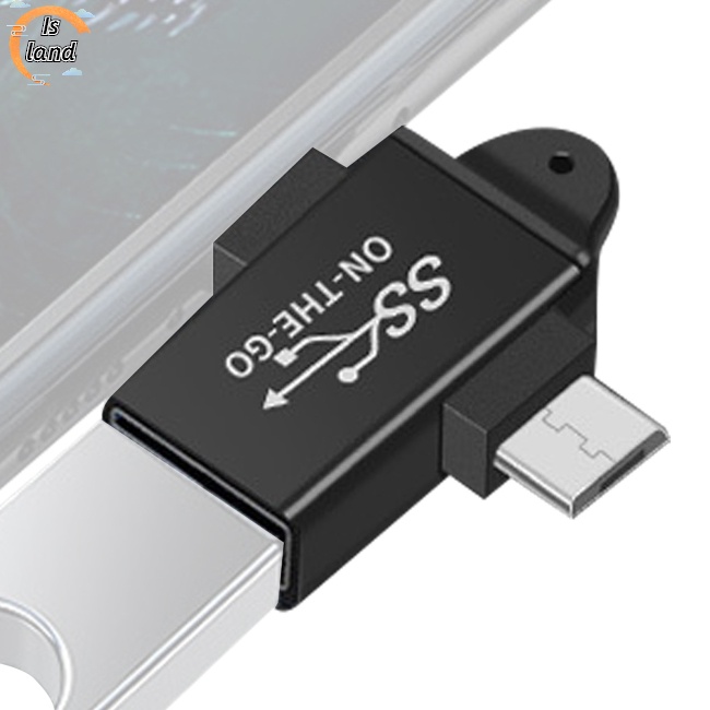 Đầu Chuyển Đổi Otg Type-c / micro Usb Đa Năng 2 Trong 1 Cho Android