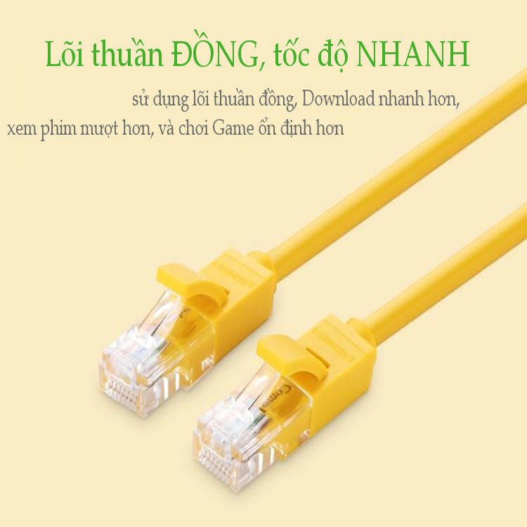 Dây mạng lan bấm sẵn 2 đầu cat5e 1.5m internet LUVIBA DM15