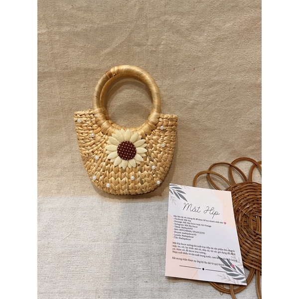 Bán sỉ túi lục bình mini cầm tay vintage