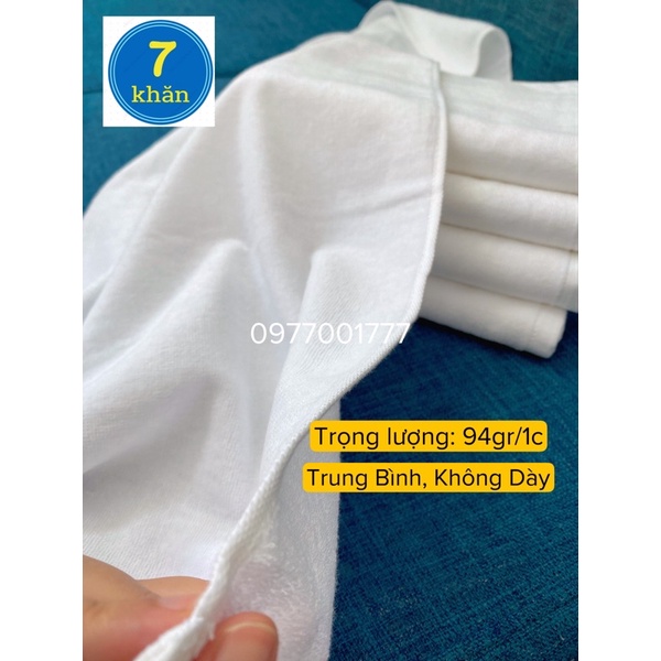 Khăn mặt khách sạn Phong Phú Xuất dư 100% cotton - 34x88cm