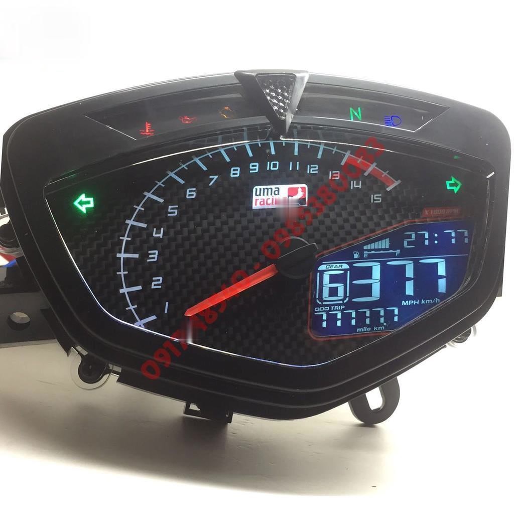 ĐỒNG HỒ UMA RACING KOSO 1-1 CHO SIRIUS / EXCITER 2006-2010 có thể chế xe khác . DoChoiXeMay