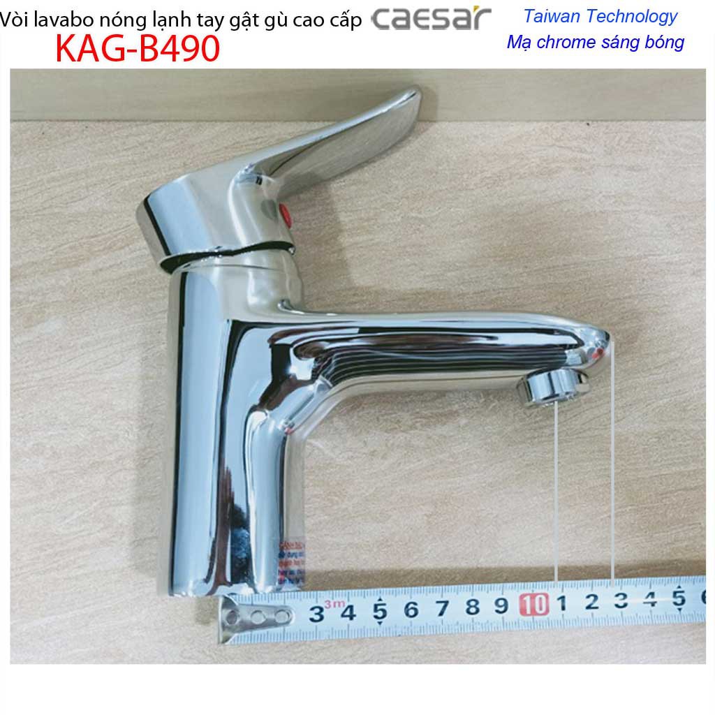 Vòi lavabo Caesar KAG-B490C best sellers chiết khấu giá tốt chất lượng tốt, vòi chậu gật gù nóng lạnh Caesar