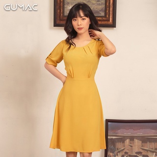 Đầm xếp cổ tay kiểu DA440 GUMAC