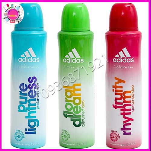 XỊT KHỬ MÙI NỮ ADIDAS 150ML