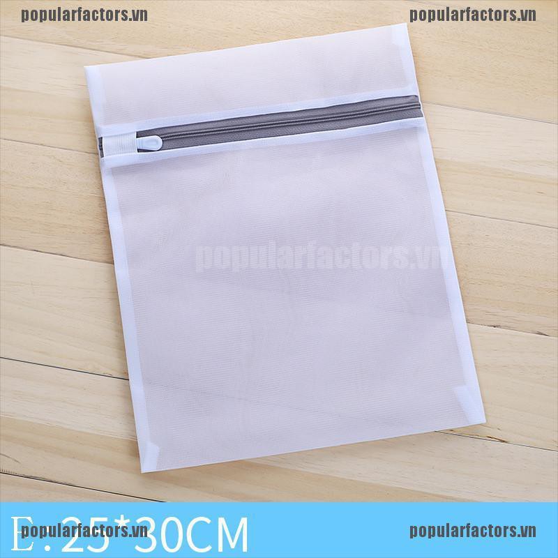 Túi Lưới Giặt Đồ Lót / Vớ Có Khóa Kéo Tiện Dụng