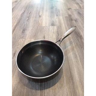 CHẢO RÁN NÔNG LÒNG BLACKCUBE inox đúc 3 lớp  20 cm - 22 cm - 24 cm - 26 cm - 28 cm - 30 cm - 32 cm