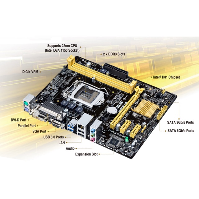 MainBoard ASUS H81 M - D