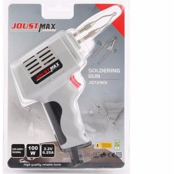 Mỏ Hàn Xung 100W JS2901 - Mỏ Hàn Xung SOLDERING GUN JOUST MAX-Tặng 1 Mũi Hàn