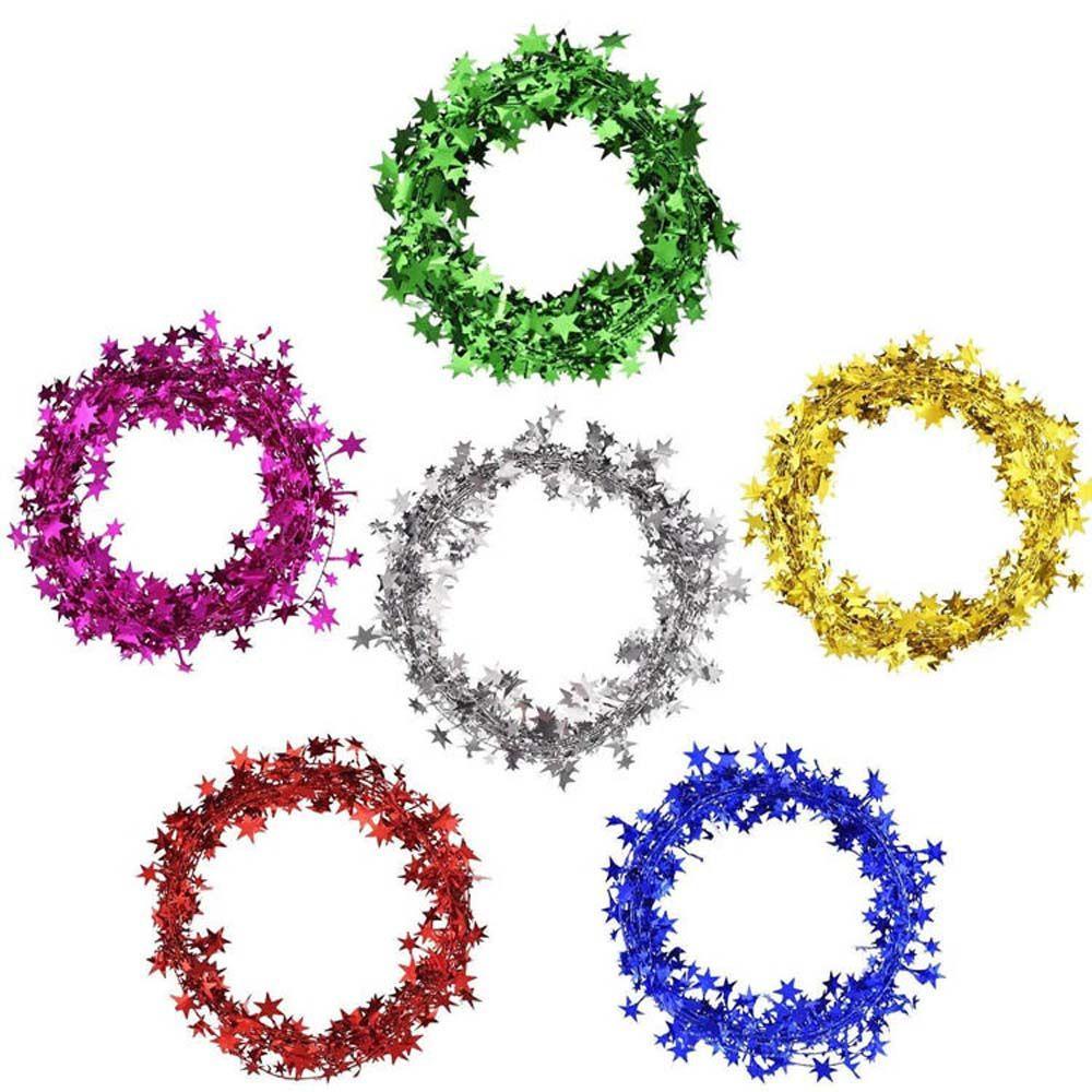 Ngôi Sao Bằng Thiếc Trang Trí Cây Thông Giáng Sinh Năm Mới