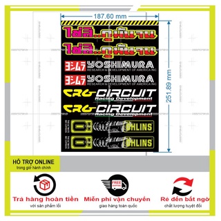 LOGO STICKER DÁN CHÂN PHUỘC M3 - DUNG DECAL