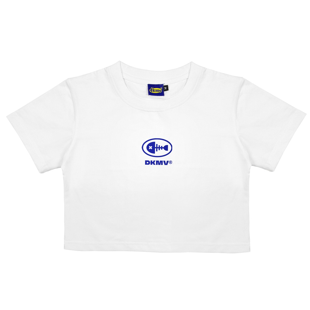 Áo croptop ôm tay ngắn màu trắng Don't Kill My Vibe | White Basic Croptop