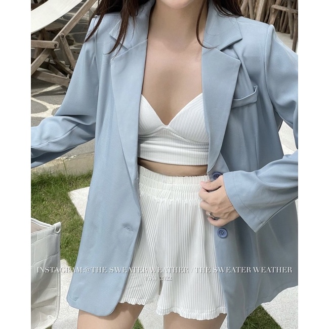 Áo Blazer 2 Nút Xịn Xò Đủ màu Kèm 1 Lớp độn Vai