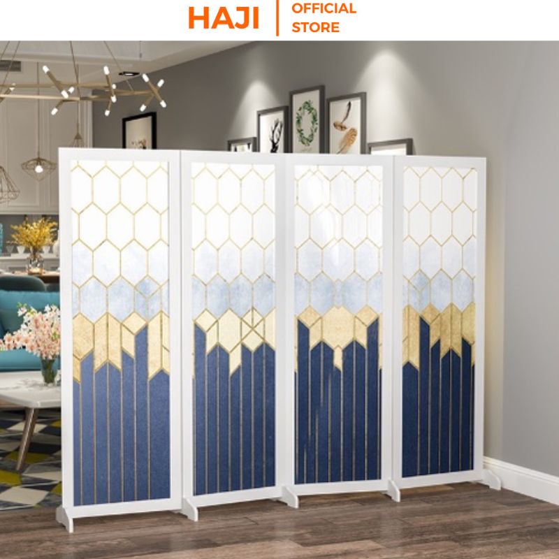 Vách ngăn phong thuỷ di động cho phòng khách HAJI BP.IN7 (SHIP TỪ 2 TẤM không chân)