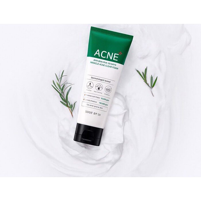Sữa Rửa Mặt Ngừa Mụn Some By Mi Acne Aha Bha Pha 30days Miracle Clear Foam | BigBuy360 - bigbuy360.vn