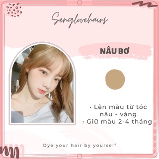 Thuốc nhuộm tóc màu nâu bơ