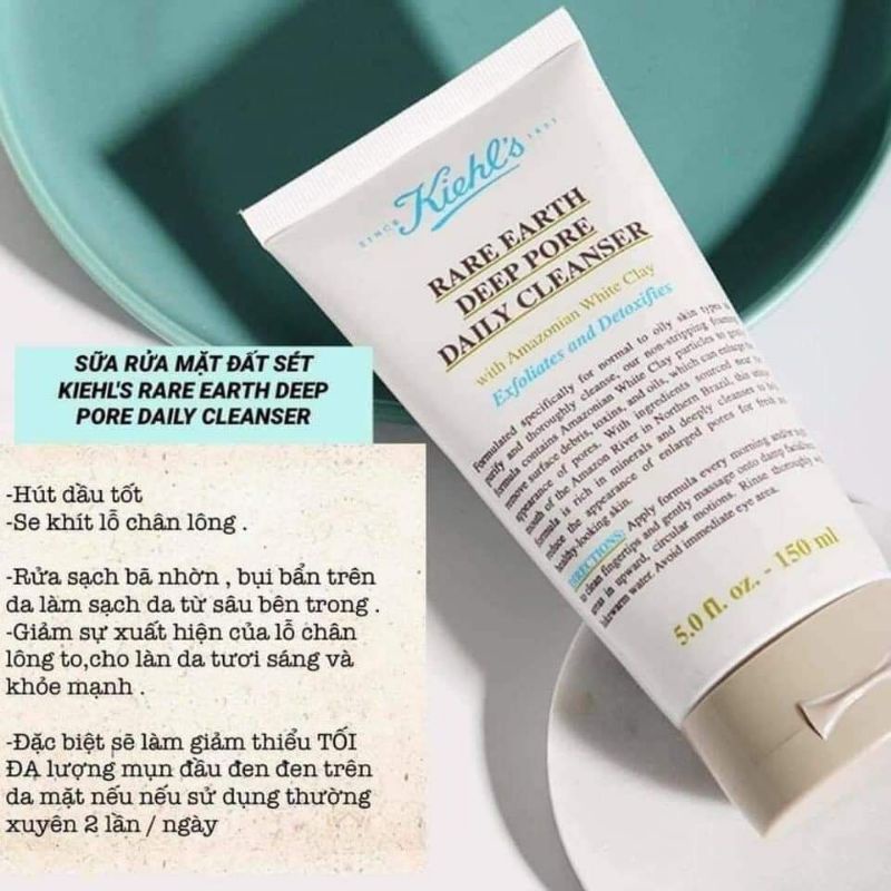 Sữa Rửa Mặt  Đất Sét Rare Earth Cleanser