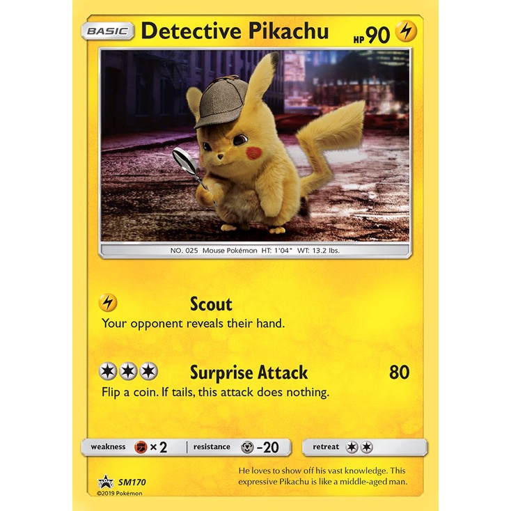 [BÀI IN] Trọn bộ 27 thẻ bài trong phim Pokemon - Detective Pikachu 2019