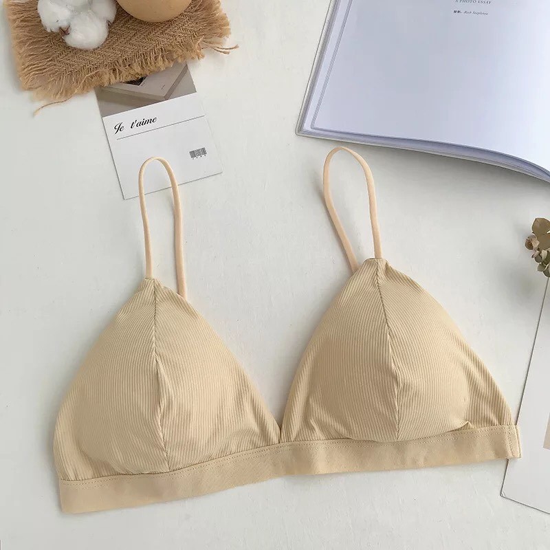 Áo bra 2 dây thun lạnh móc cài sau mã 8819