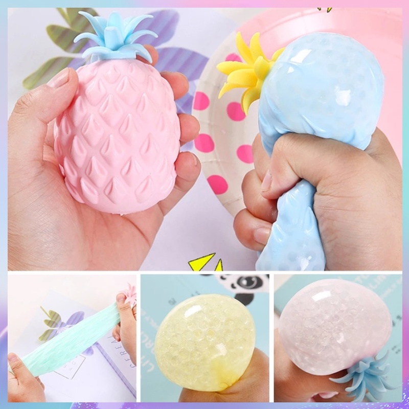 Đồ Chơi Bóp Nén Mềm Hình Quả Dứa Giúp Giảm Căng Thẳng