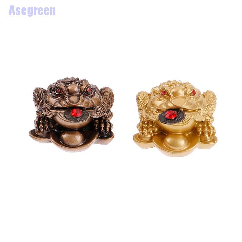 Phụ kiện mô hình trang trí hình con cóc may mắn phong cách Trung Hoa