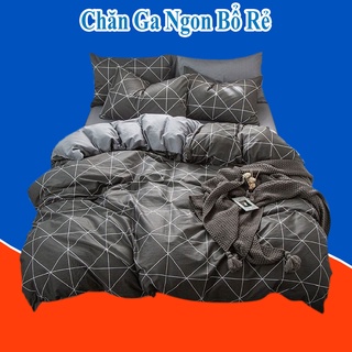 Bộ chăn ga gối trải giường 1m6 1m8 cotton poly, HUTA bộ ga giường Cute 1m6 1m8 2m Chất mịn, đẹp , thấm hút mồ hôi tốt
