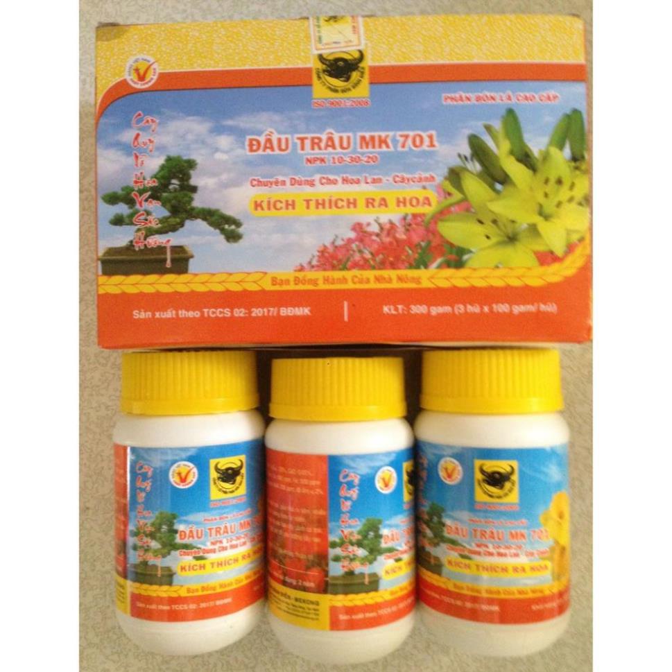 Đầu trâu MK 701 - Kích thích ra hoa, lọ 100gr