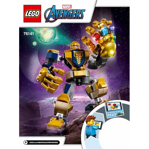Lego Super Heroes 76141 - Thanos Mech - Bộ xếp hình Lego Rô bốt Thanos
