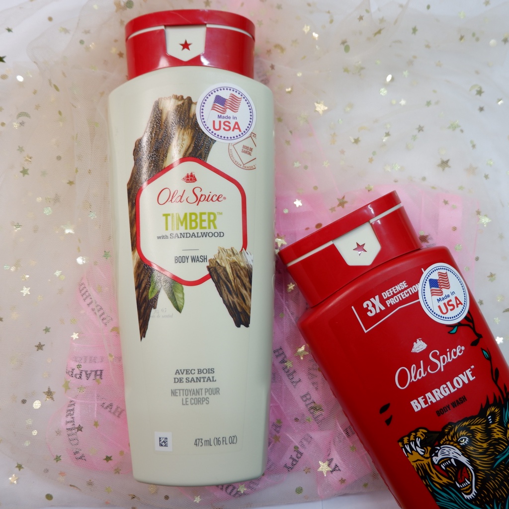 Sữa tắm Old spice timber/ bearglove/ fiji 473ml nhập Mỹ NPP shoptido