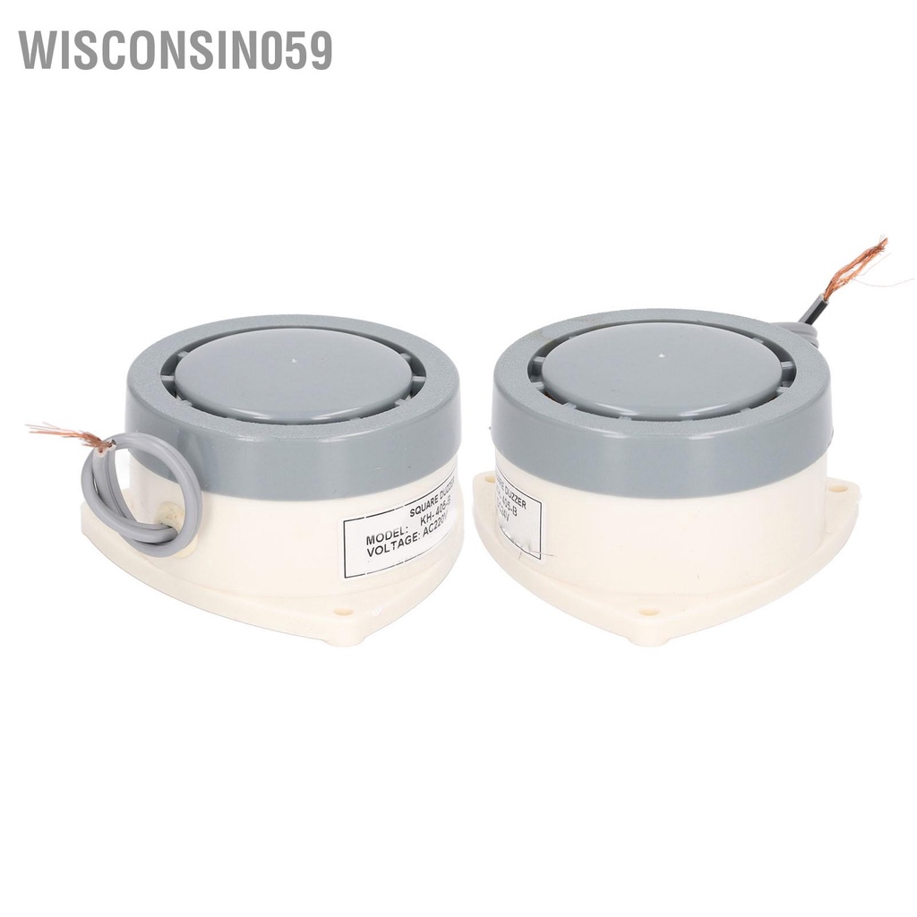 Wisconsin059 BERM Báo động điện tử Còi báo liên tục Bộ phát âm thanh bíp 60DB phận PC chống cháy tròn