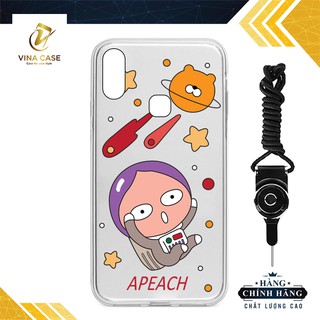 Ốp lưng Vsmart Joy 3/Active 1+/Bee 3/...dẻo trong in hình Ka kao(sản phẩm có 3 mẫu)-Tặng kèm dây đeo