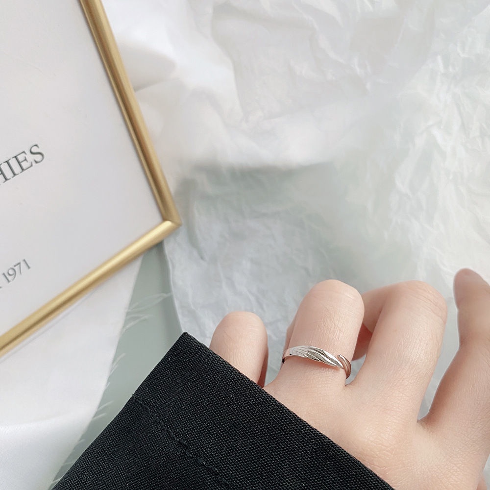 nhẫn cặp ma quỷ và thiên thần bạc S925 thiết kế thích hợp trong xu hướng nam nữ thời trang có thể điều chỉnhz