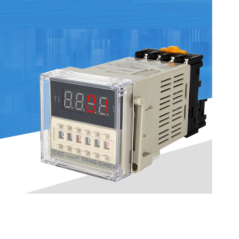 Rơle DH48s s Rơ le thời gian DH48s s - DH48SS 12V / 24V / 220V / 380V kèm đế
