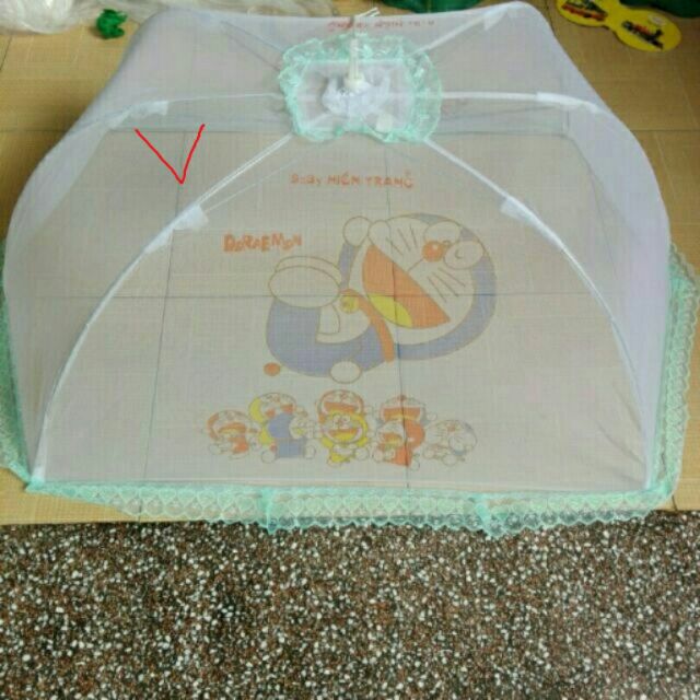 Màn chụp Việt Long khung thép bọc nhựa cao cấp, màn chụp trẻ em ren hình đẹp