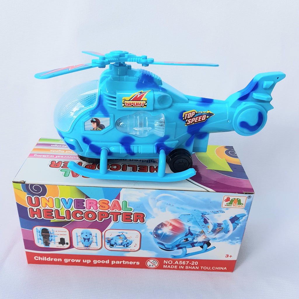 Đồ chơi máy bay trực thăng chạy pin kiểu dáng siêu ngầu dành cho bé trai