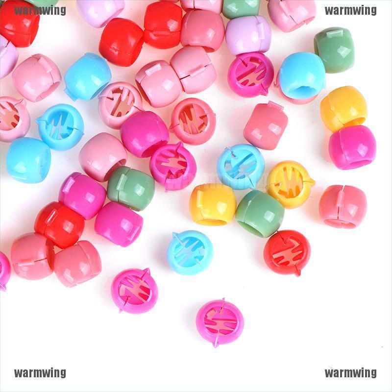 Set 100 Kẹp Tóc Càng Cua Mini Màu Kẹo Dễ Thương Cho Nữ