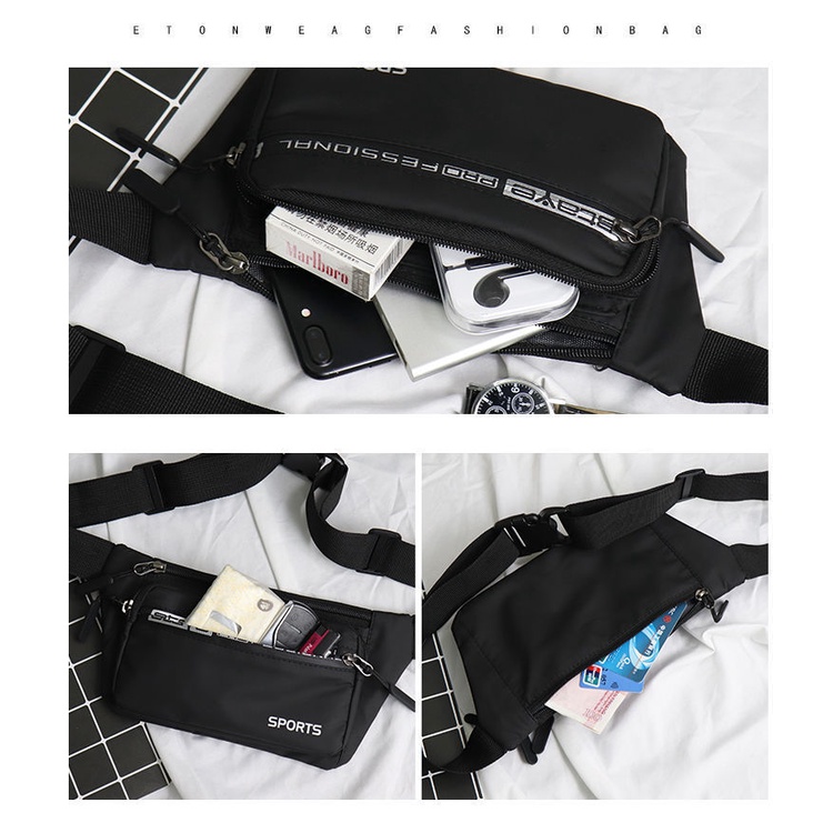 Túi Đeo Chéo Thể Thao Thời Trang Hàn Quốc Dành Cho Nam