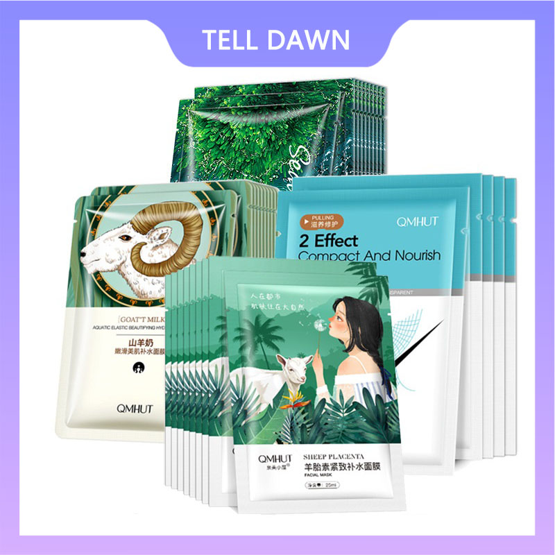 Mặt Nạ Sữa Dê/Nhau Thai Cừu /Cừu/Nicotinamide/Axit Hyaluronic Dưỡng Ẩm Làm Sáng Da | BigBuy360 - bigbuy360.vn